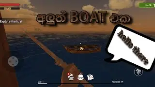 Beginning to repair my new crashed plane in raft survival gameplay episode 3