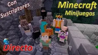 MINECRAFT - CON SUSCRIPTORES #10 - MINIJUEGOS NO PREMIUM | WilmerRD