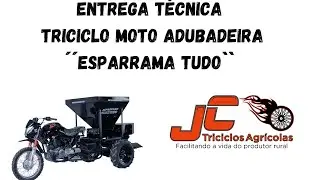 ENTREGA TÉCNICA ADUBADEIRA ESPARRAMA TUDO JC 200 EVOLUTION
