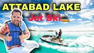 Attabad lake // Jet Ski ride 🤩 