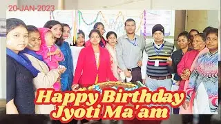 HAPPY🎂 BIRTHDAY ज्योति मैम। Ranchi Jharkhand Frostees @LIFECAREEDUCATIONBYGURUJI Mega Center