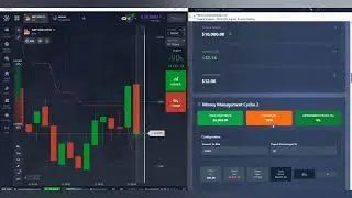 Binary options AI auto trading app.Money management system #2 and #3. #Pocketcaandleai. Live trading