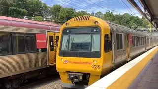 Queensland Trains   Clips of QR Trains at Roma Street