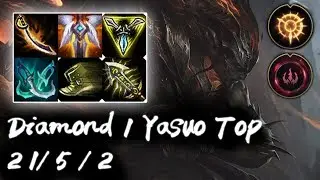 Diamond 1 Yasuo Top vs Jax | S7 Best Yasuo Korea | Flex Rank Replays