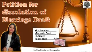 Petition for Dissolution of Marriage Draft