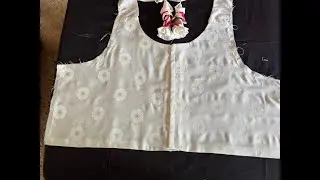   Boat neck blouse cutting ✂️ and stitching 