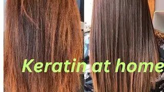keratin treatment at home get naturally straight hair
