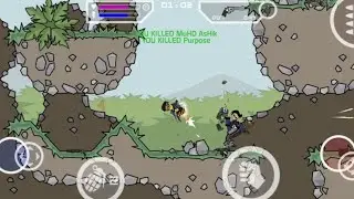 DAY-55 || MINIMILITIA DOODLE ARMY GAMEPLAY ||2025 LATEST UPDATE || 22 KILLS||OUTPOST MAP||