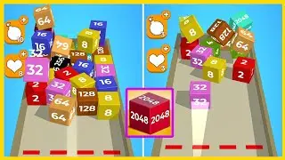 Chain Cube: 2048 3D merge game - gameplay walkthrough android & ios
