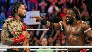 WWE 2K25!!! ROMAN REINGS VS OBA FEMI FULL EXTREME MATCH HD 4K!!!! WWE LIVE!!! #wwe #romanreigns 