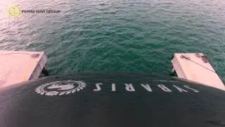 Perini Navi : 70m S/Y Badis : Launch & Mast Step