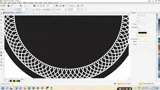 LED mirror banana sikhe Corel draw X8 LED mirror tracing