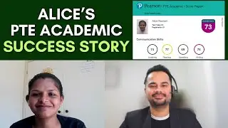 Alice PTE Academic Success Story | M and MM PTE NAATI