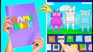 Breaking! Sprunki Join R.E.P.O.😱✨ All-New Paper Gamebook & Crazy IRL Crafts!📚✂️