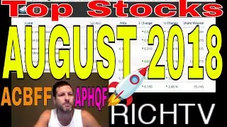 Top Stocks to Buy August 2018 - RICH TV LIVE🚀