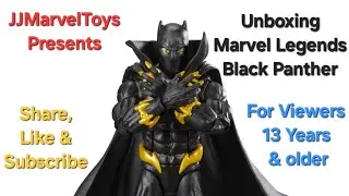 FF Version | Black Panther King T'Challa | Unboxing | Marvel Legends | @JJMarvelToys 