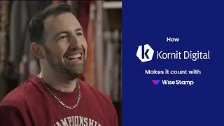 How Kornit Digital unifies 700+ email signatures with WiseStamp | Case Study