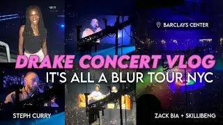 drake & 21 savage concert vlog + grwm | it's all a blur tour (brooklyn, ny)