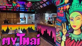 Black Light Graffiti & Neon Pop Art Transformation | My Thai Restaurant, Manchester Piccadilly