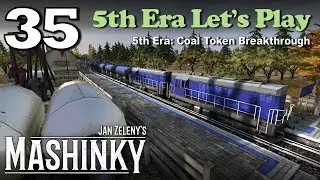 Mashinky 5th Era Let's Play #35 - 5th Era: Coal Token Breakthrough