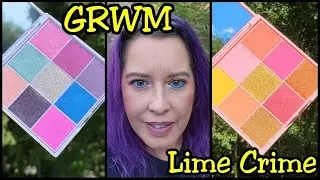GRWM - Lime Crime Aura & Glory Palettes, Tarte, Jaclyn Cosmetics, EM Cosmetics, Marc Jacobs & More