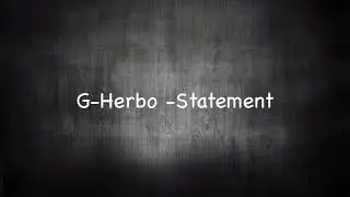 G-Herbo - Statement (Lyrics)