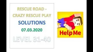 Rescue Road Solutions Level 31 32 33 34 35 36 37 38 39 40 Answers Gameplay