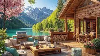 Morning Spring Jazz ☀️ Cozy Coffee Shop Music for Relaxation & Positive Mood