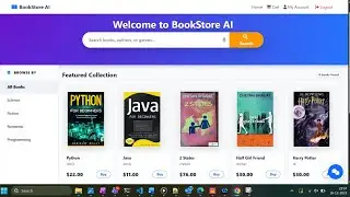 Проект онлайн-книжного магазина | Рекомендации на основе ИИ, чат-бот на основе ИИ и голосовой пои...