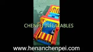 bouncy castle obstacle course for sale