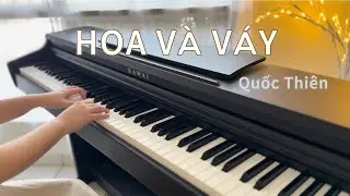 Hoa v&agrave; V&aacute;y (Quốc Thi&ecirc;n) | Alice Piano cover x Synthesia tutorial