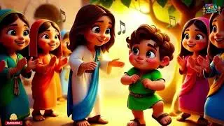 Zacchaeus the Little Man 🌳 Story AND Song for Kids | Keks and Kels Kids Bible Adventures