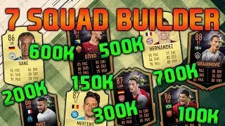 FIFA 20 SQUAD BUILDER 100K 150K 200K 300K 500K 600K 700K SQUAD BUILDER FUT CHAMPIONS TEAMS