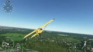Neubrandenburg im MS Flight Simulator