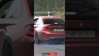 BMW F87 M2 Competition fully sending it! 🚀 - #bmwm2competition #powerslide #youtubeshorts