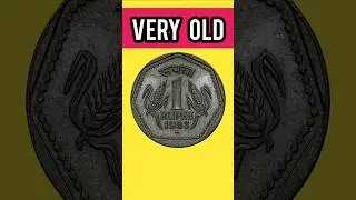 Very Old 1 Rupee Indian Coin | ₹.1 | Year 1983 #grain #crop #wheat #oldcoins #1rs #viralshorts