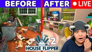 🔴Live: House Hoarder Cleanup! First Time Playing House Flipper
