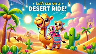 Camel Ride | Camel Rhyme for Babies | Nursery Rhymes & Kids Songs | Kindergarten
