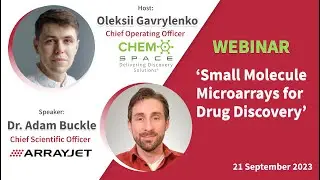 Small Molecule Microarrays for Drug Discovery #Chemspace #Arrayjet