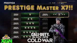 CoD Cold War Road to 7 Star Prestige Master Rank!!