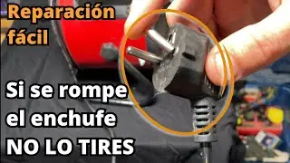 Cómo cambiar un cable de corriente de un aparato con el enchufe o cable roto