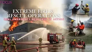 Extreme Fire & Rescue Operations in Indonesia | Massive Factory Fire to River Evacuations