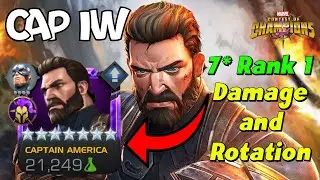 CAP IW - DAMAGE & ROTATION SHOWCASE! - 7* RANK 1
