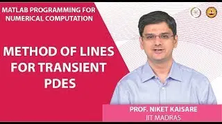 Method of Lines for transient PDEs