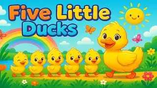 Five Little Ducks | Stop and Go Action Dance (Waddle, Freeze, Go!)