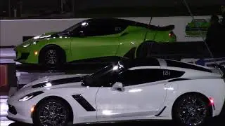 Lotus Evora GT vs C7 Corvette and Audi RS3 1/4 Mile