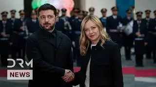 BREAKING NEWS: Meloni Meets Zelenskiy in Rome for High-Stakes Ukraine Talks | DRM News | AC1F