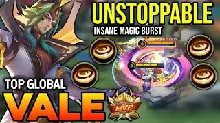 VALE BEST BUILD 2023 | TOP GLOBAL VALE GAMEPLAY | MOBILE LEGENDS✓