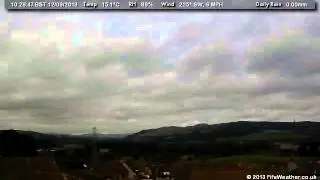 12 September 2013 - WeatherCam Timelapse - FifeWeather.co.uk