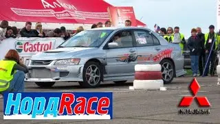 НордRace 2007 (Новгородская дуга) - Mitsubishi Lancer Evolution 8 drag race